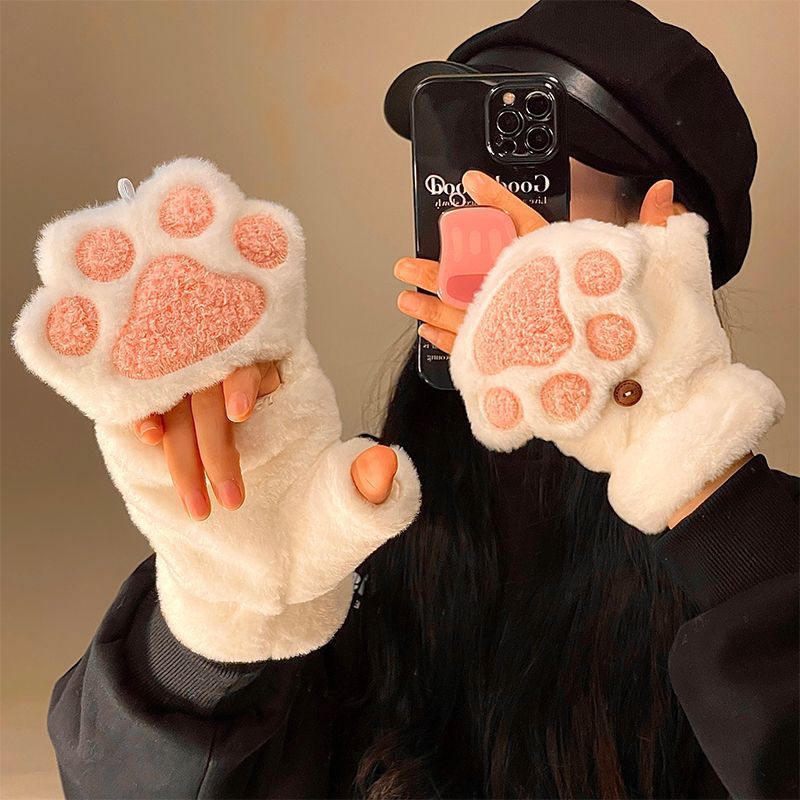 Fingerless Paw Gloves