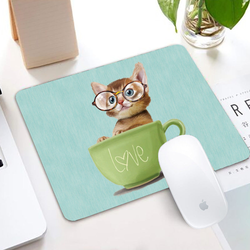 Kitty Mousepad, Standard Medium Mouse Mat Anti-Slip Base for PC Office Working Gaming