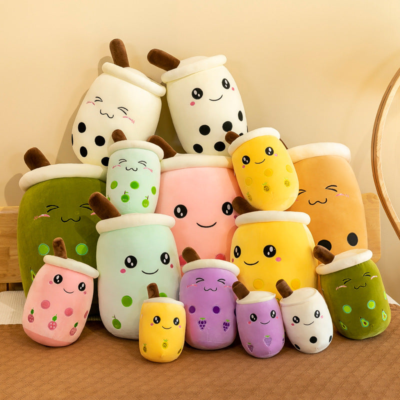 Bubble Tea Plush Toy – 70cm Giant Soft & Cute Boba Pillow