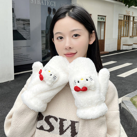 Mitten Winter Gloves Warm Gifts  Sanrio Cute