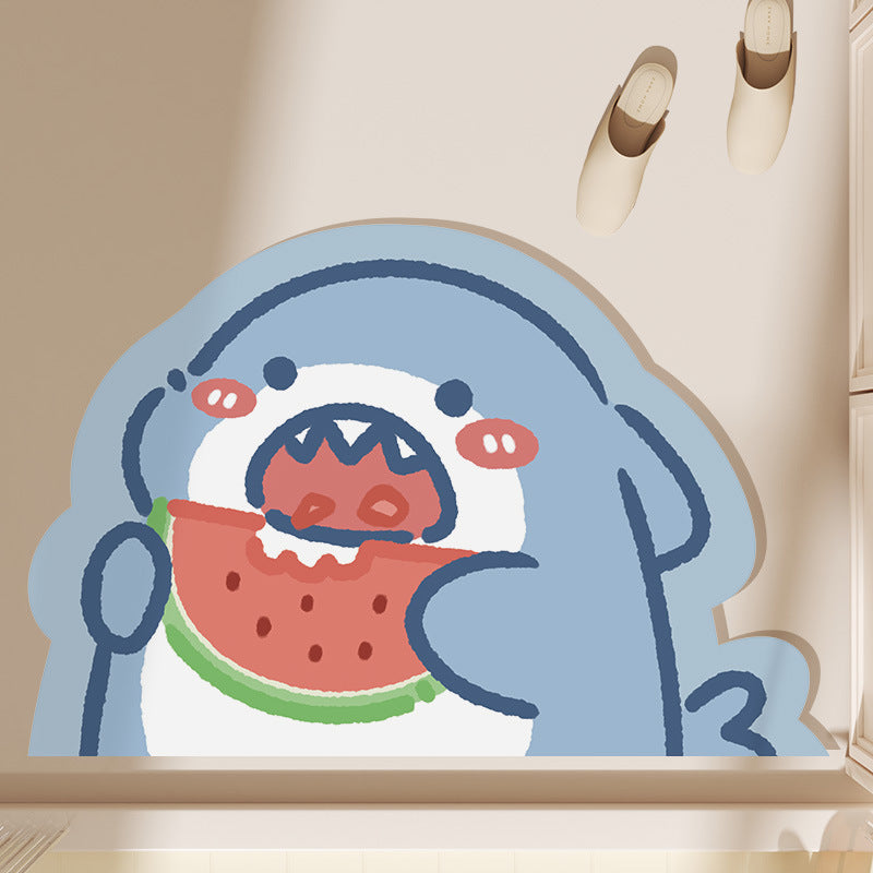 BATHROOM MAT SHARK CUTE GIFT AND HOME DECORATION