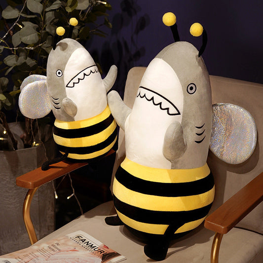 Shark & Bee Plush Stuffed Animal