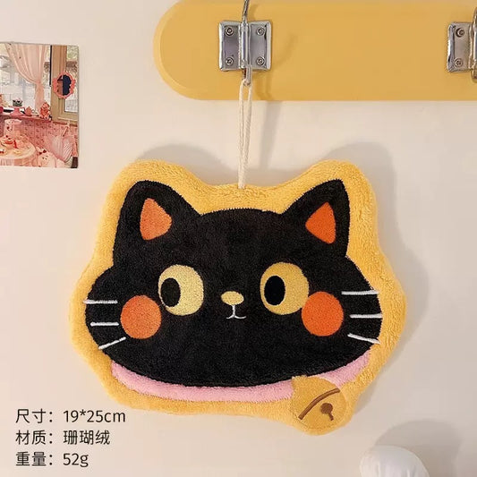 HAND  WIPE TOWEL CUTE CAT STYLE CAT LOVER