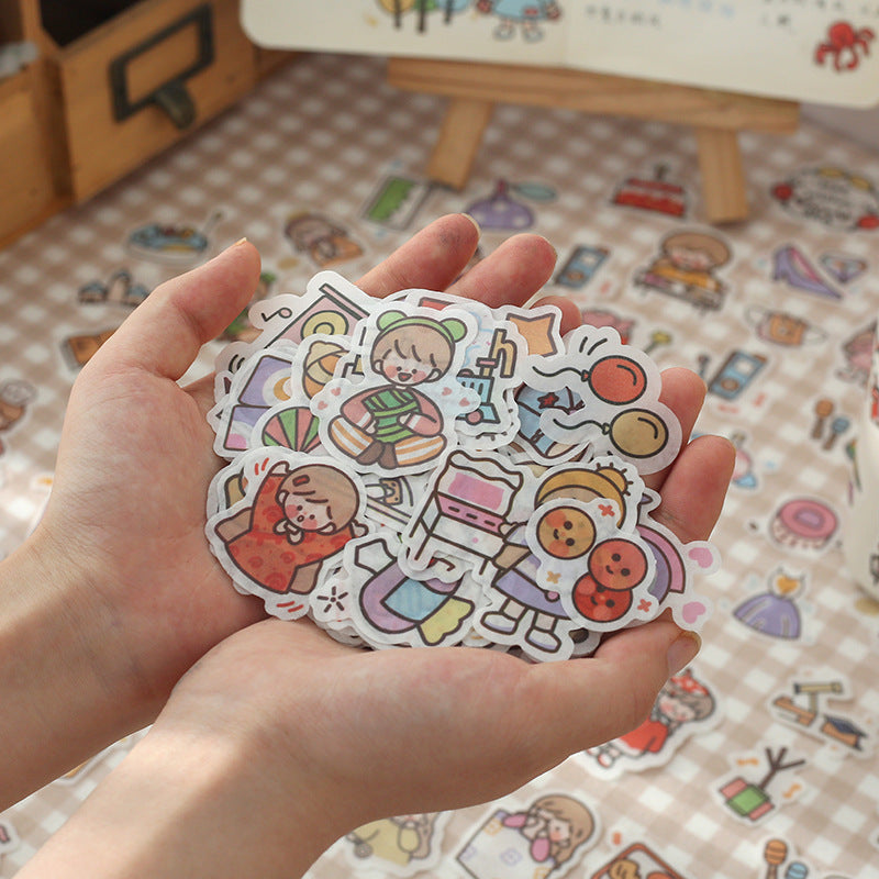 Girl Star Stickers