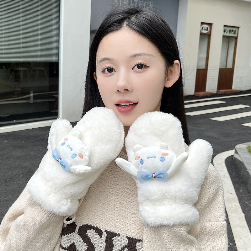Mitten Winter Gloves Warm Gifts  Sanrio Cute