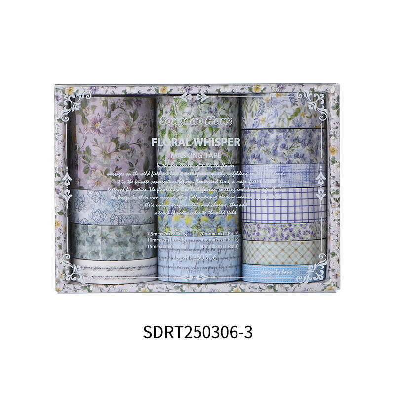 WASHI TAPE SET IN 15 ROLLS