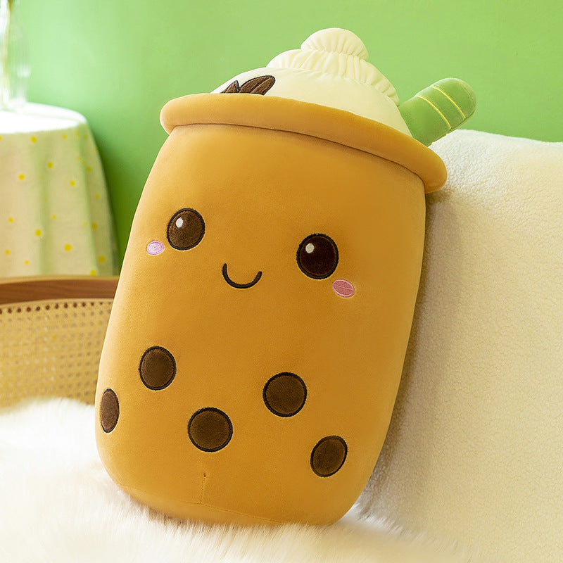 Bubble Tea Plush Toy – 70cm Giant Soft & Cute Boba Pillow