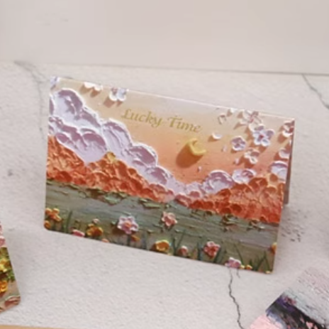Oil Paint Greeting Card