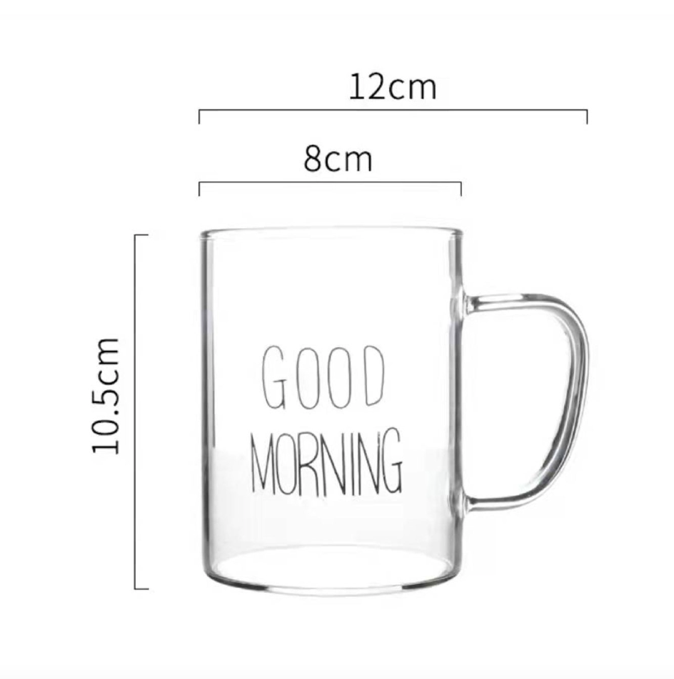Good Morning Glass Cup